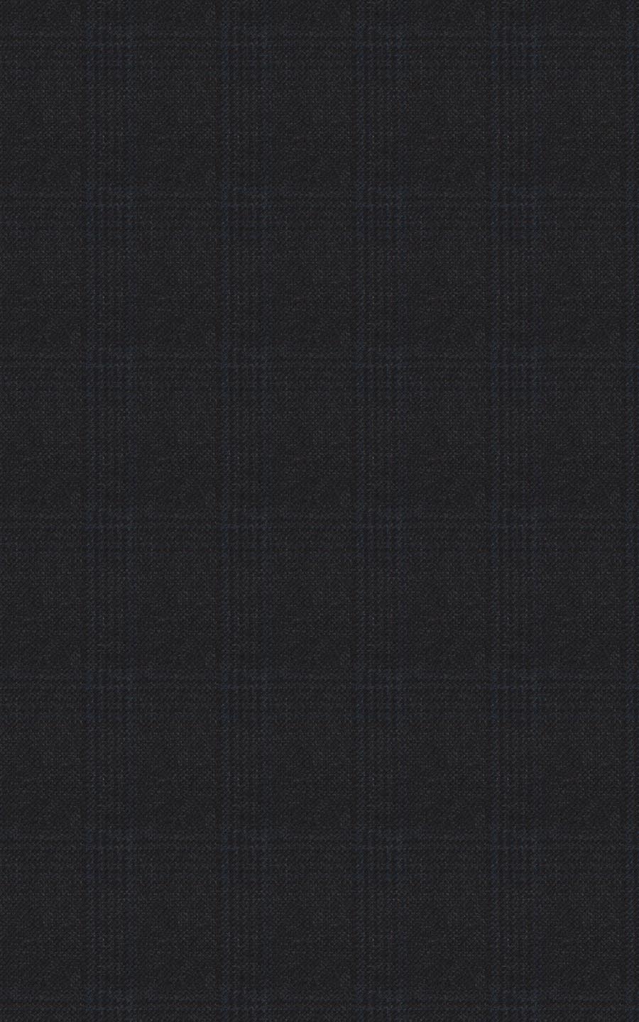 Charcoal Blue Checks Vegan