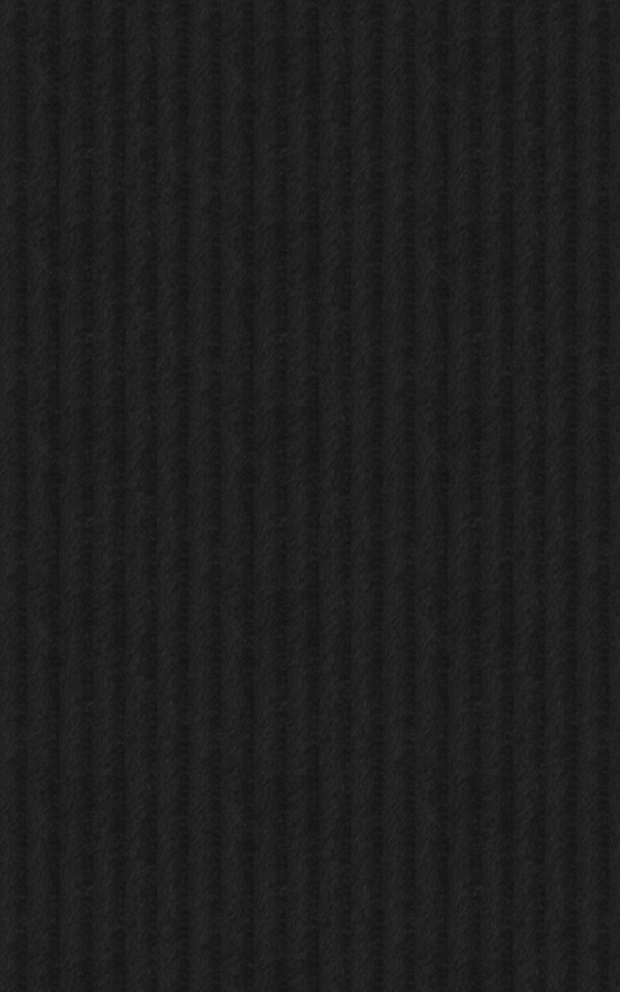 Deep Black Cotton Corduroy