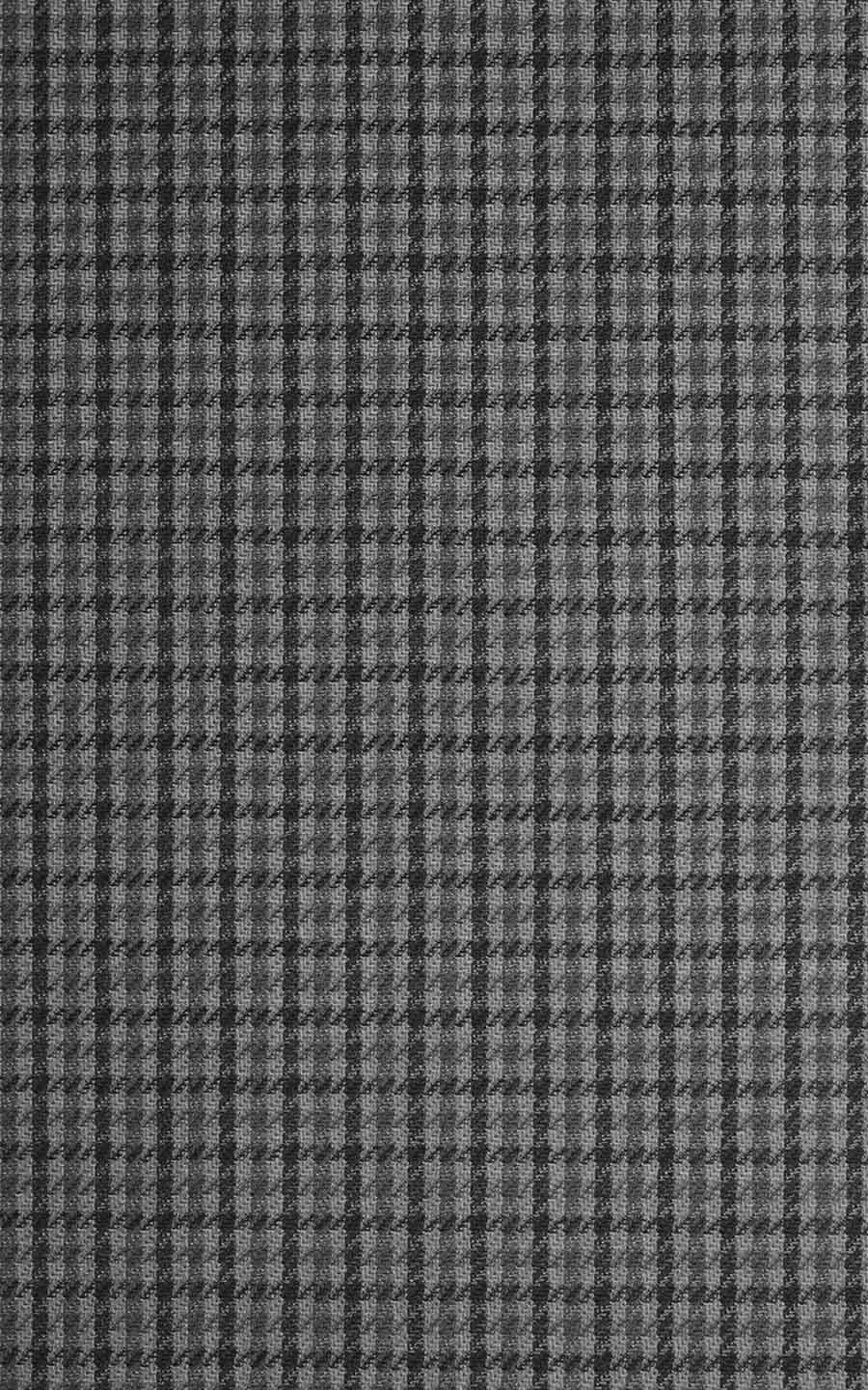 Grey Black Houndstooth Wool Pants-tailored-fit