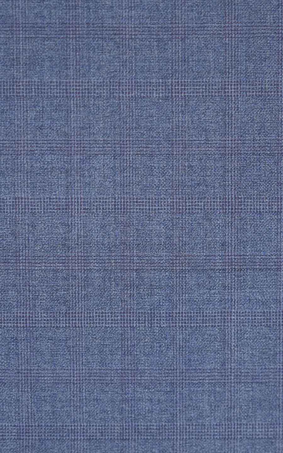 Steel Grey Checks Wool Pants-tailored-fit