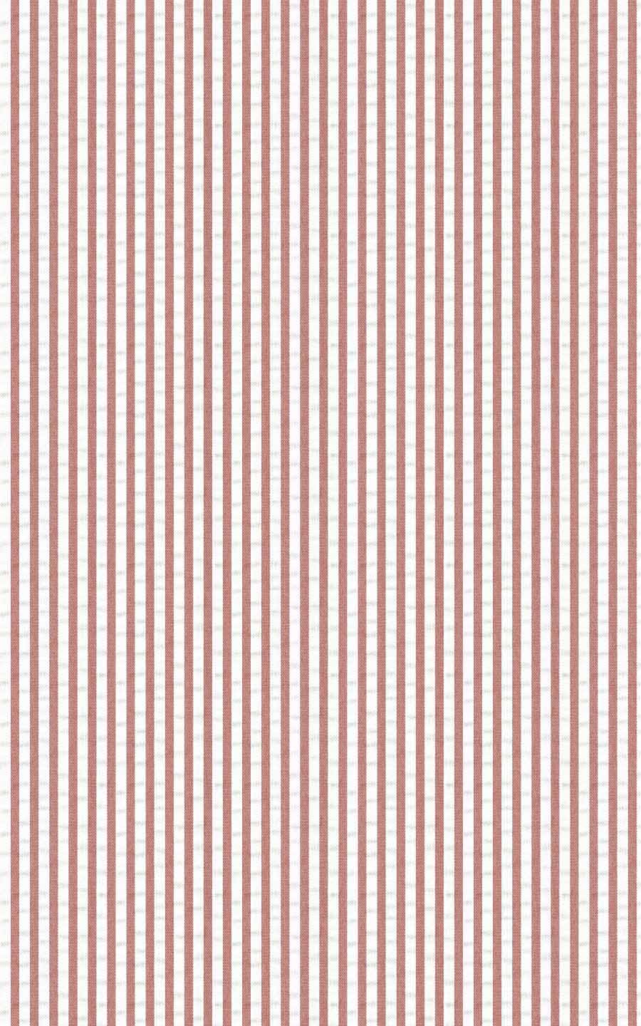 Dusty Red Seersucker Cotton