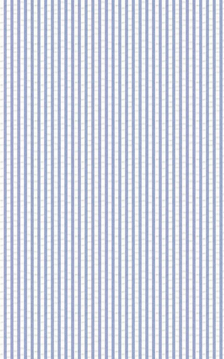 Light Blue Seersucker Cotton Blazer-tailored-fit