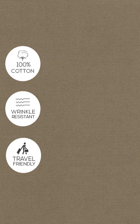 Pebble Brown Khaki Military Suit-tailored-fit