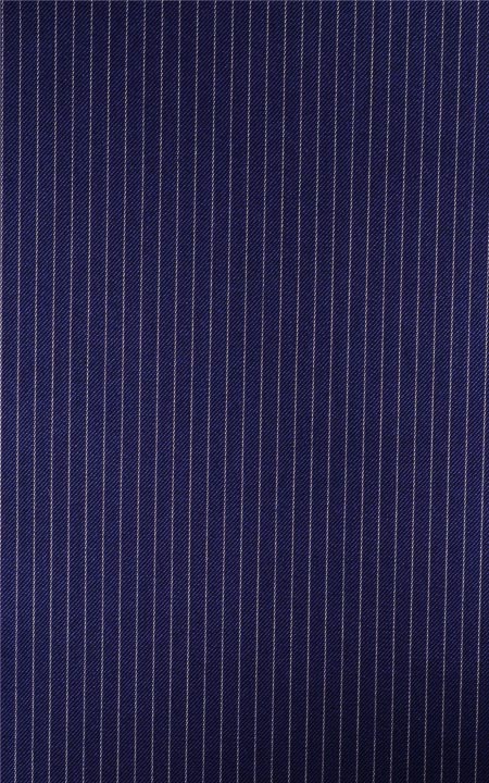 Basic Navy Blue With Pencil Stripes