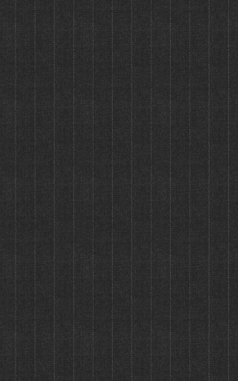 Charcoal Stripes Pure Wool