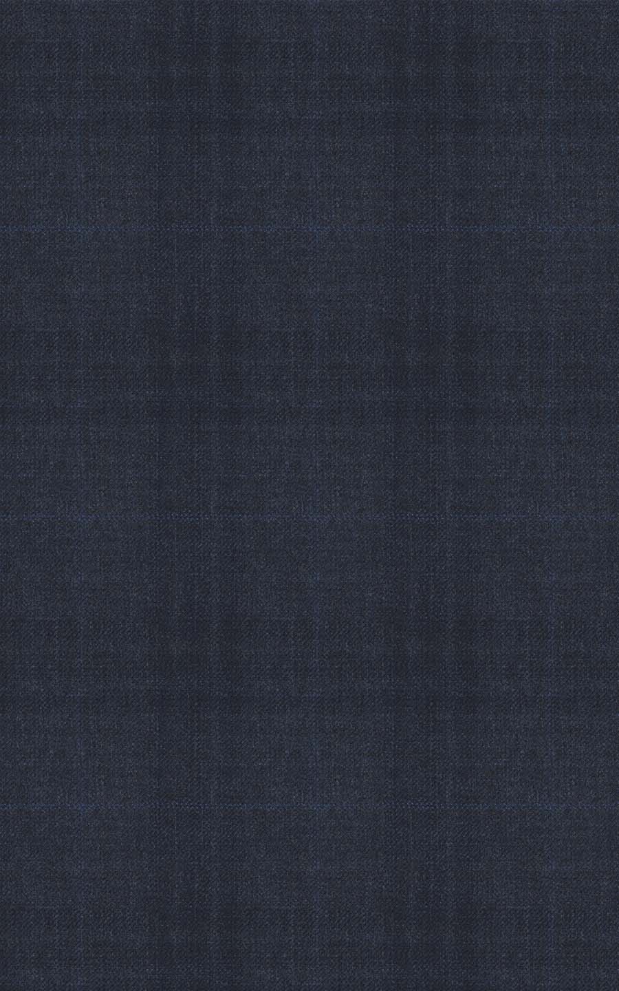 Vienna Blue Checks Pure Wool