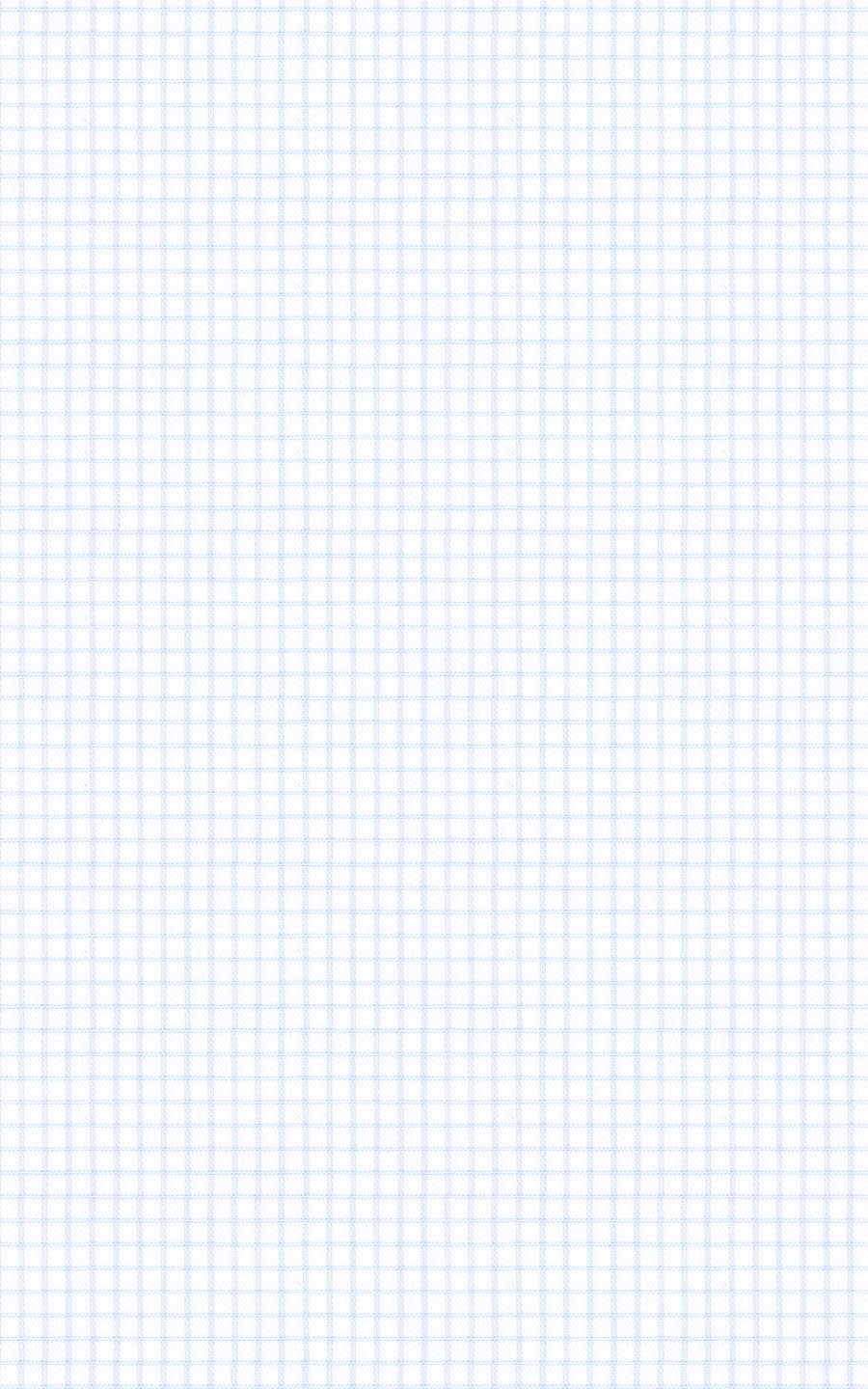 White Blue Checks Cotton